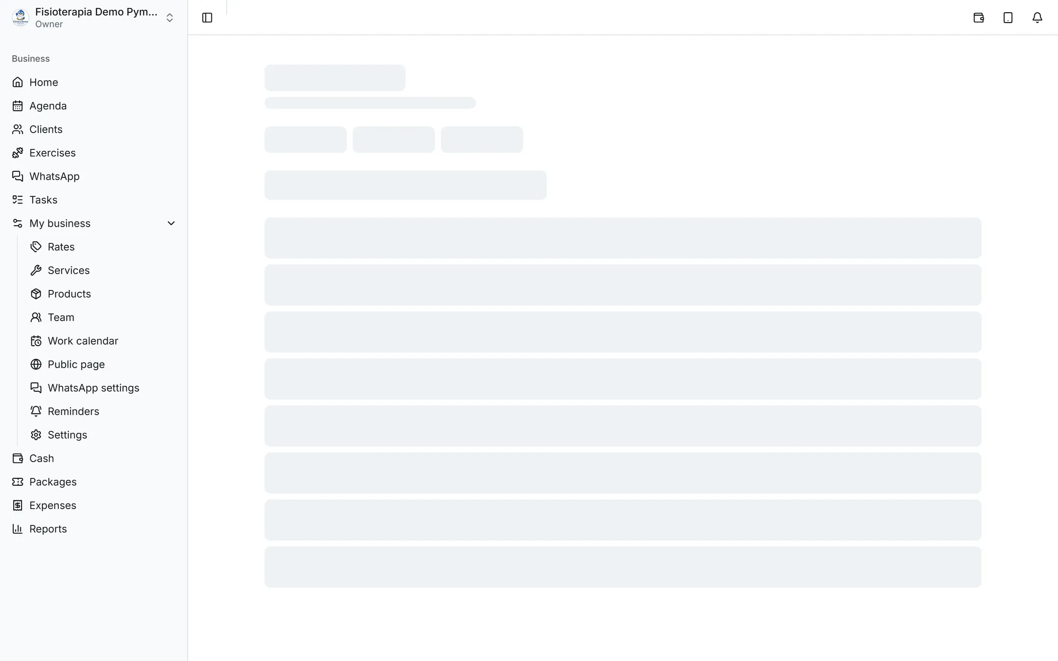 A patient record with its side menu of clinical and admin sections